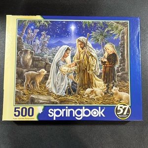 Springbok Puzzle “Let Us Adore Him” Used/Complete